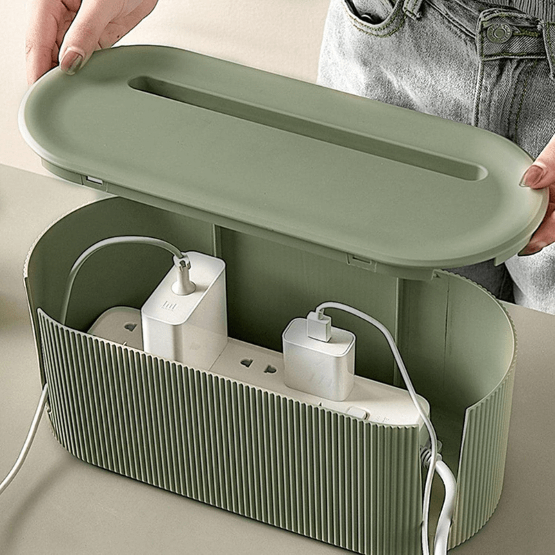 Tidy Charge™ Storage Box Organiser